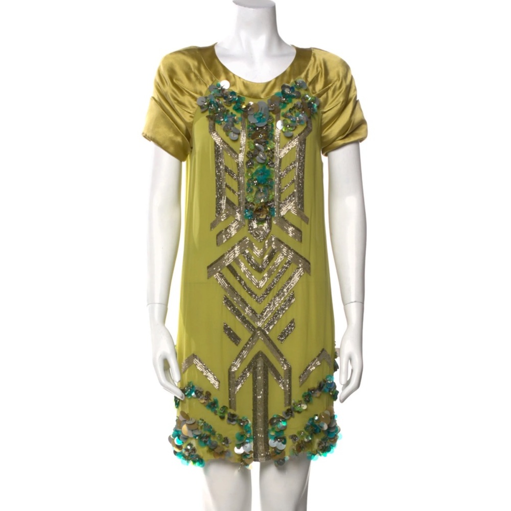 Matthew Williamson Silk Payette Dress
